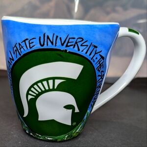 Cabells Too Michigan State University‎ Zeke& Spartans ceramic 14oz coffee mug
